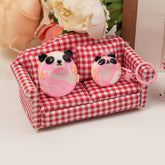 Panda Series Double-Sided Polymer Clay Worry Stones – Thumb Comfort & Adorable Panda Companions