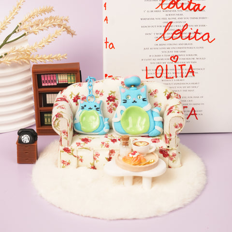 Dessert Cat Worry Stones – Free Mini Tea Set (5pcs) with Purchase