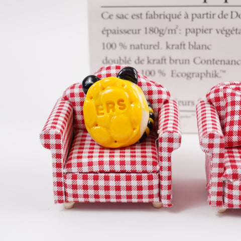 Panda Series Double-Sided Polymer Clay Worry Stones – Thumb Comfort & Adorable Panda Companions