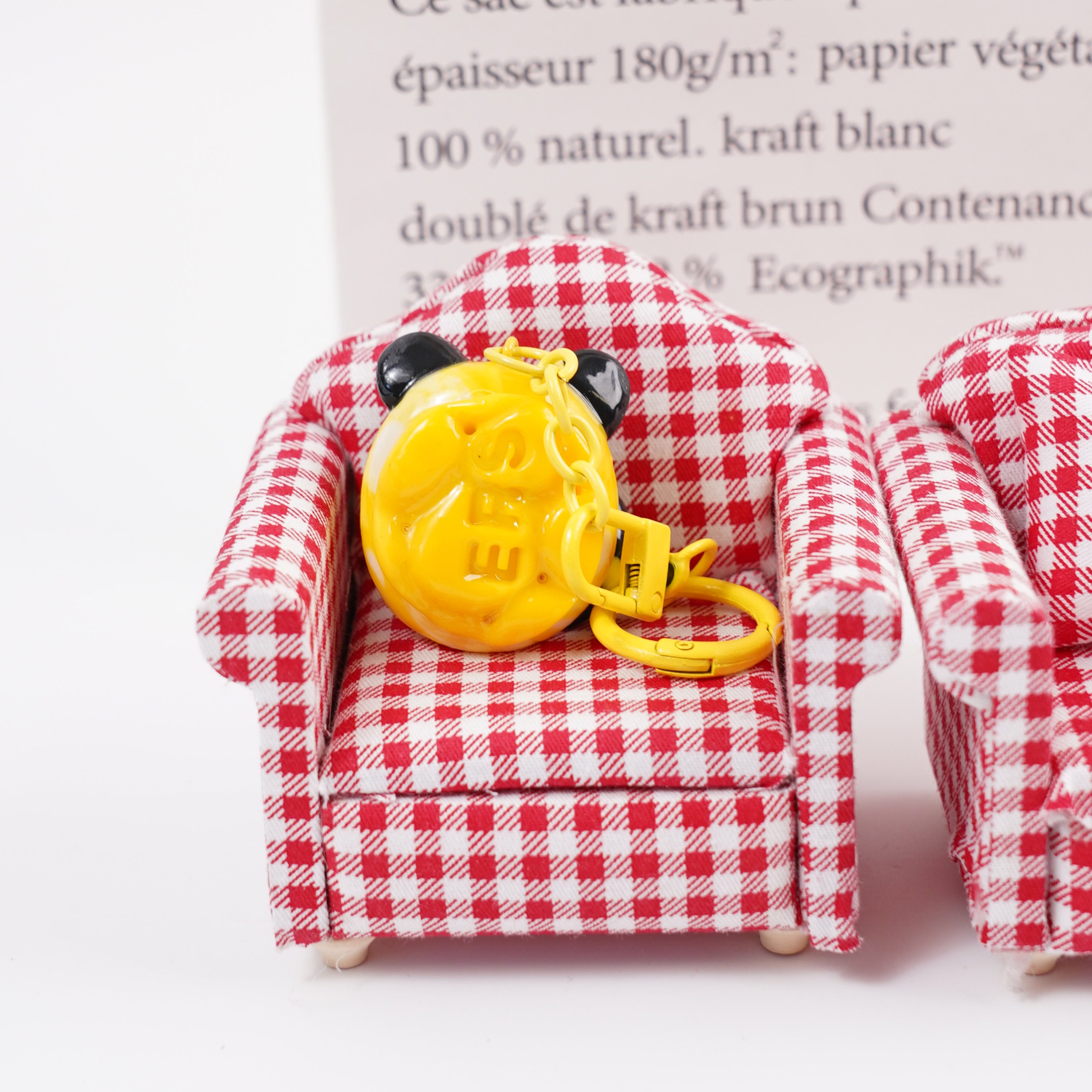 Panda Series Double-Sided Polymer Clay Worry Stones – Thumb Comfort & Adorable Panda Companions