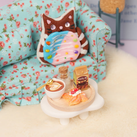 Dessert Cat Worry Stones – Free Mini Tea Set (5pcs) with Purchase