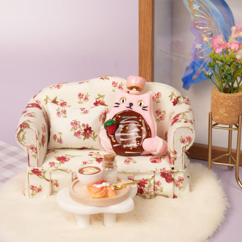 Dessert Cat Worry Stones – Free Mini Tea Set (5pcs) with Purchase