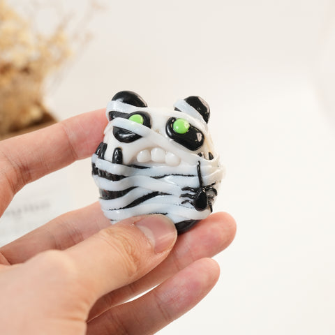 Skull Panda Series Worry Stone – Spooky-Cute Stress Relief Companions
