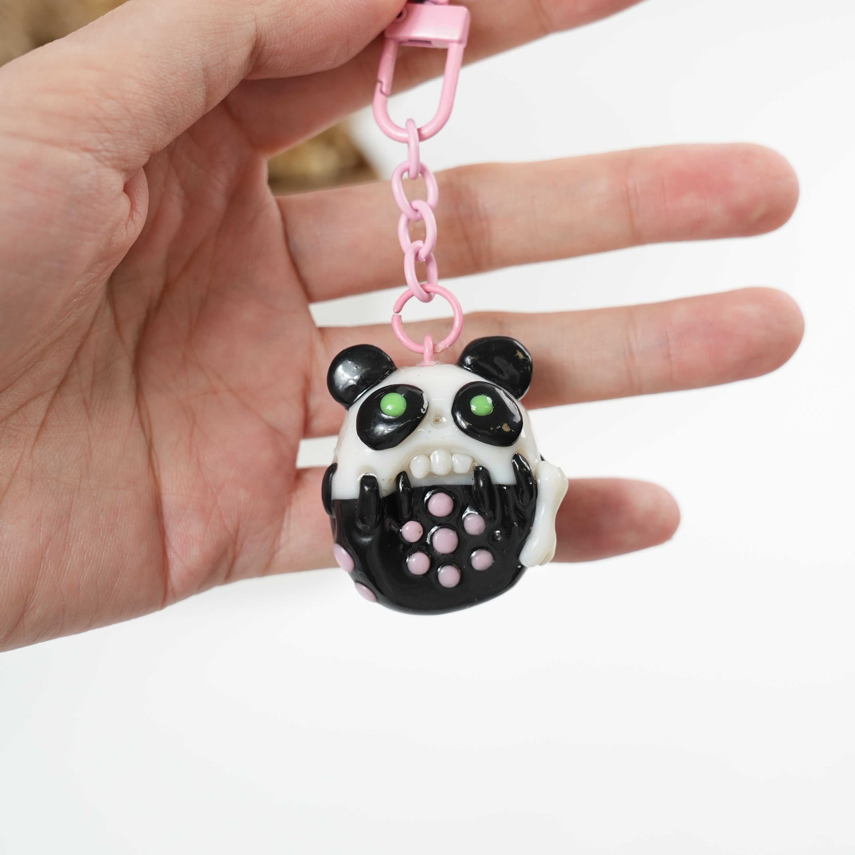 Skull Panda Series Worry Stone – Spooky-Cute Stress Relief Companions