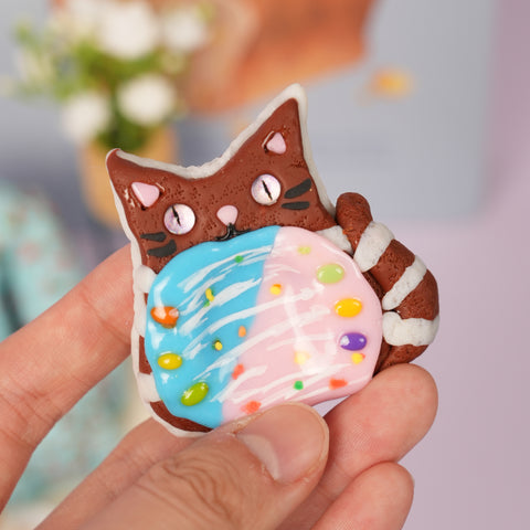 Dessert Cat Worry Stones – Free Mini Tea Set (5pcs) with Purchase
