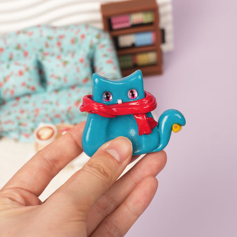 Dessert Cat Worry Stones – Free Mini Tea Set (5pcs) with Purchase
