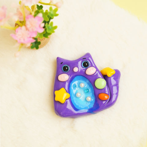 Starry Sky Cat Worry Stone Series – Dreamy Calm & Cosmic Charm