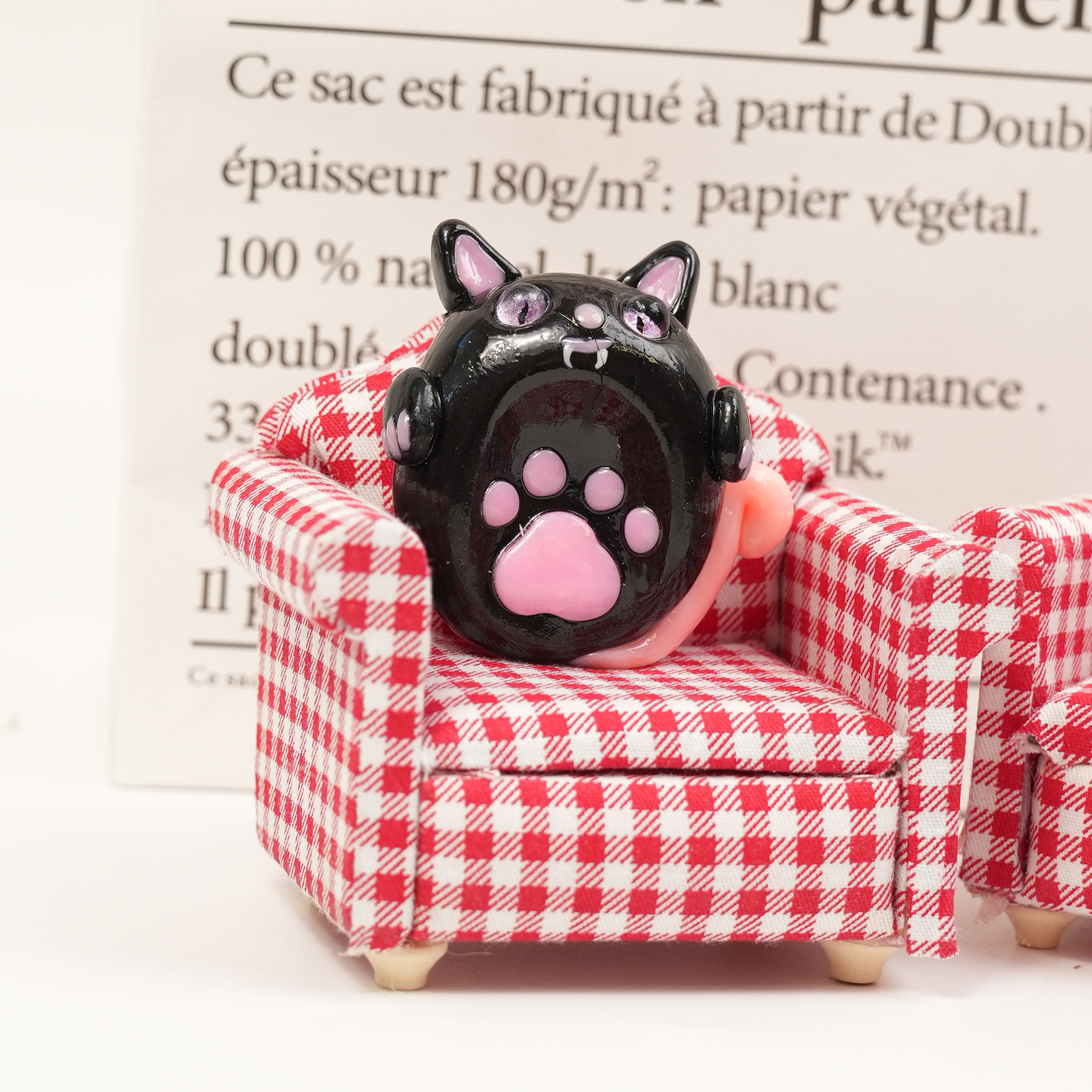 Halloween Series Double-Sided Polymer Clay Worry Stones – Thumb Comfort & Spooky Cute Companions