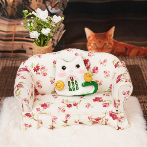 Mahjong Cat Worry Stone Series – Lucky Fortune Companions