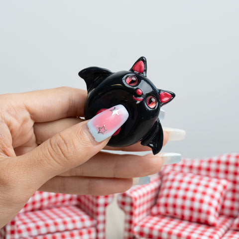 Halloween Series Double-Sided Polymer Clay Worry Stones – Thumb Comfort & Spooky Cute Companions