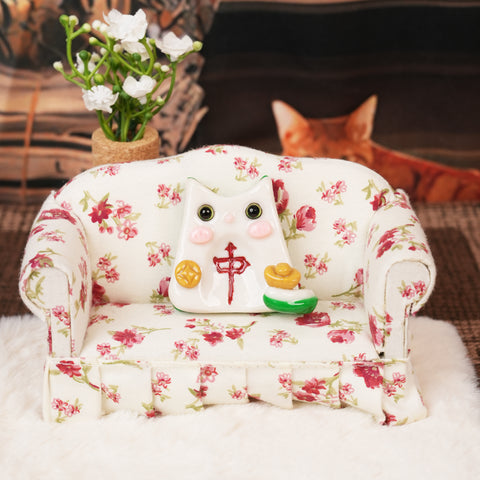 Mahjong Cat Worry Stone Series – Lucky Fortune Companions