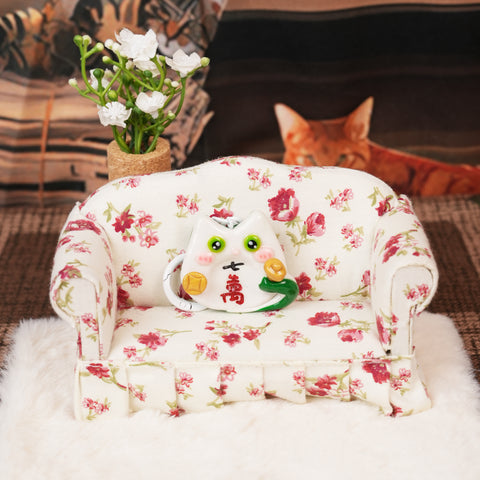 Mahjong Cat Worry Stone Series – Lucky Fortune Companions