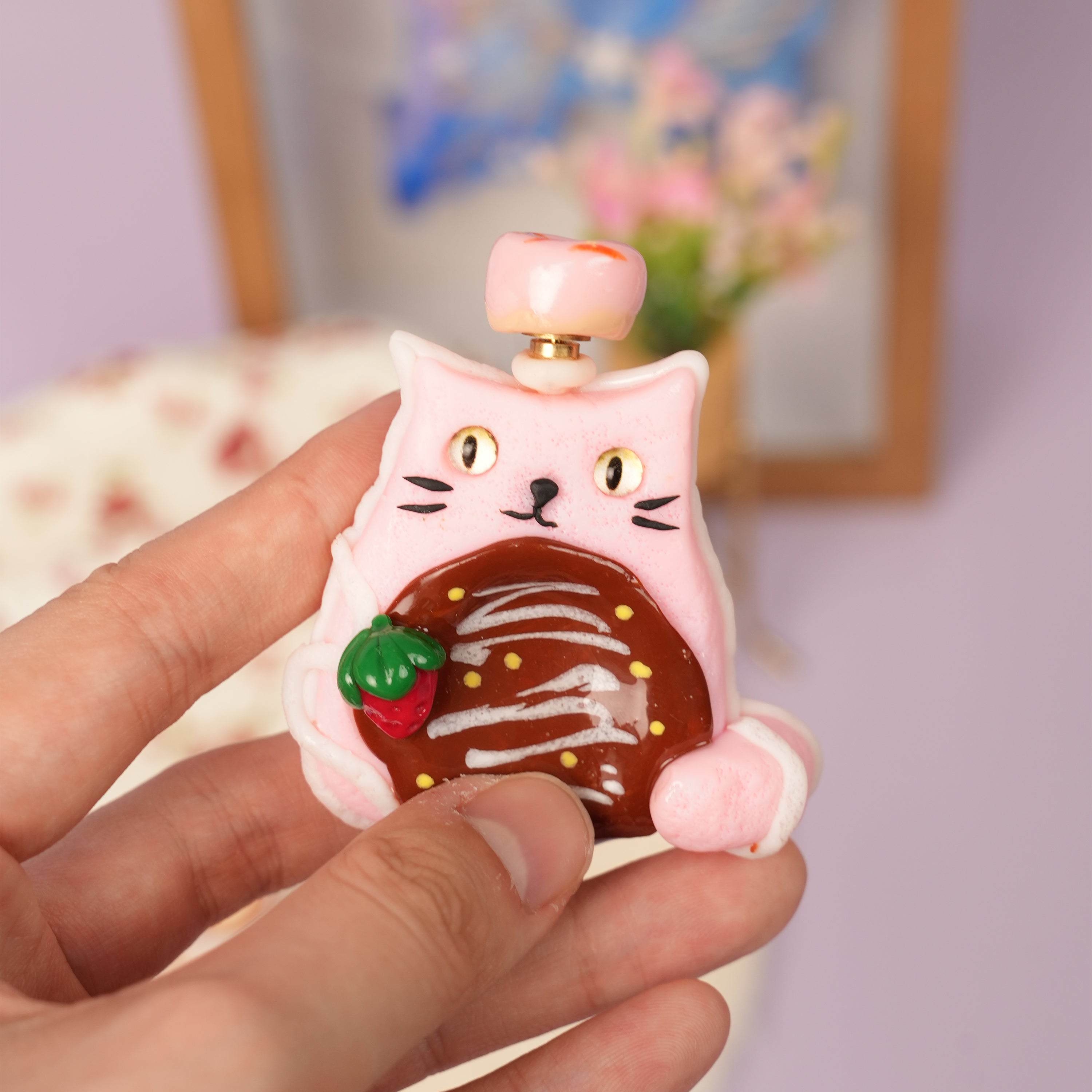 Dessert Cat Worry Stones – Free Mini Tea Set (5pcs) with Purchase