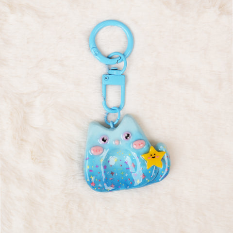 Starry Sky Cat Worry Stone Series – Dreamy Calm & Cosmic Charm