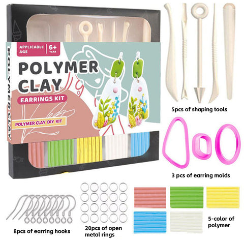 Beginner Polymer Clay Set – Style Your Own Earrings