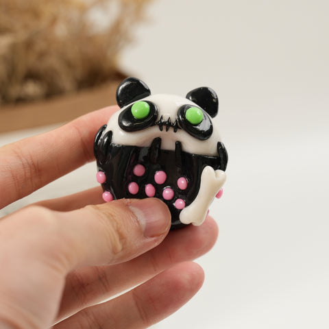 Skull Panda Series Worry Stone – Spooky-Cute Stress Relief Companions