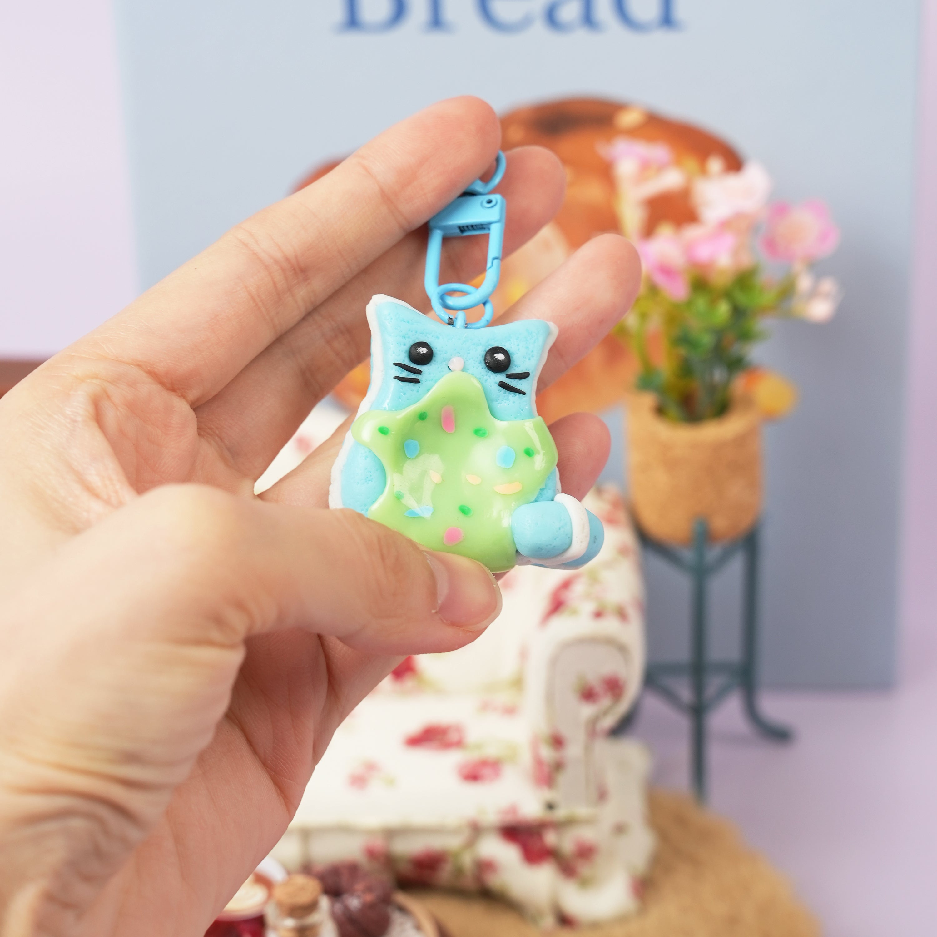 Dessert Cat Worry Stones – Free Mini Tea Set (5pcs) with Purchase