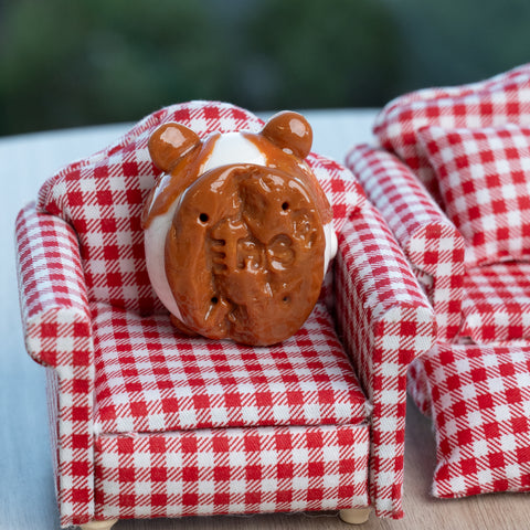 Guinea Pig Series Double-Sided Polymer Clay Worry Stones – Thumb Comfort & Fidget Cute Companions