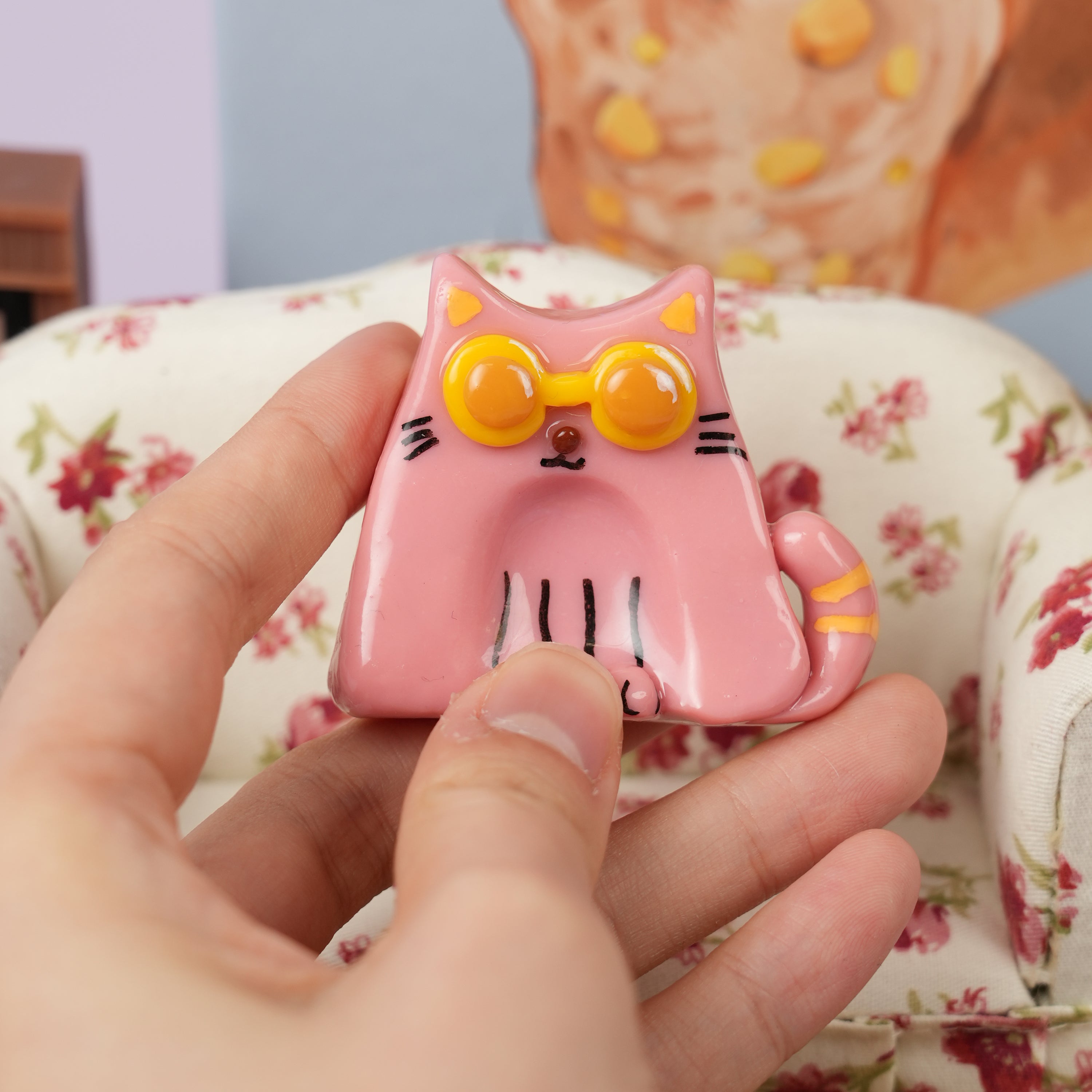 Cats in Cheap Sunglasses Series Worry Stone