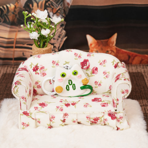 Mahjong Cat Worry Stone Series – Lucky Fortune Companions