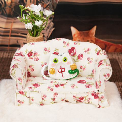 Mahjong Cat Worry Stone Series – Lucky Fortune Companions