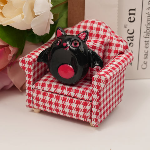 Halloween Series Double-Sided Polymer Clay Worry Stones – Thumb Comfort & Spooky Cute Companions