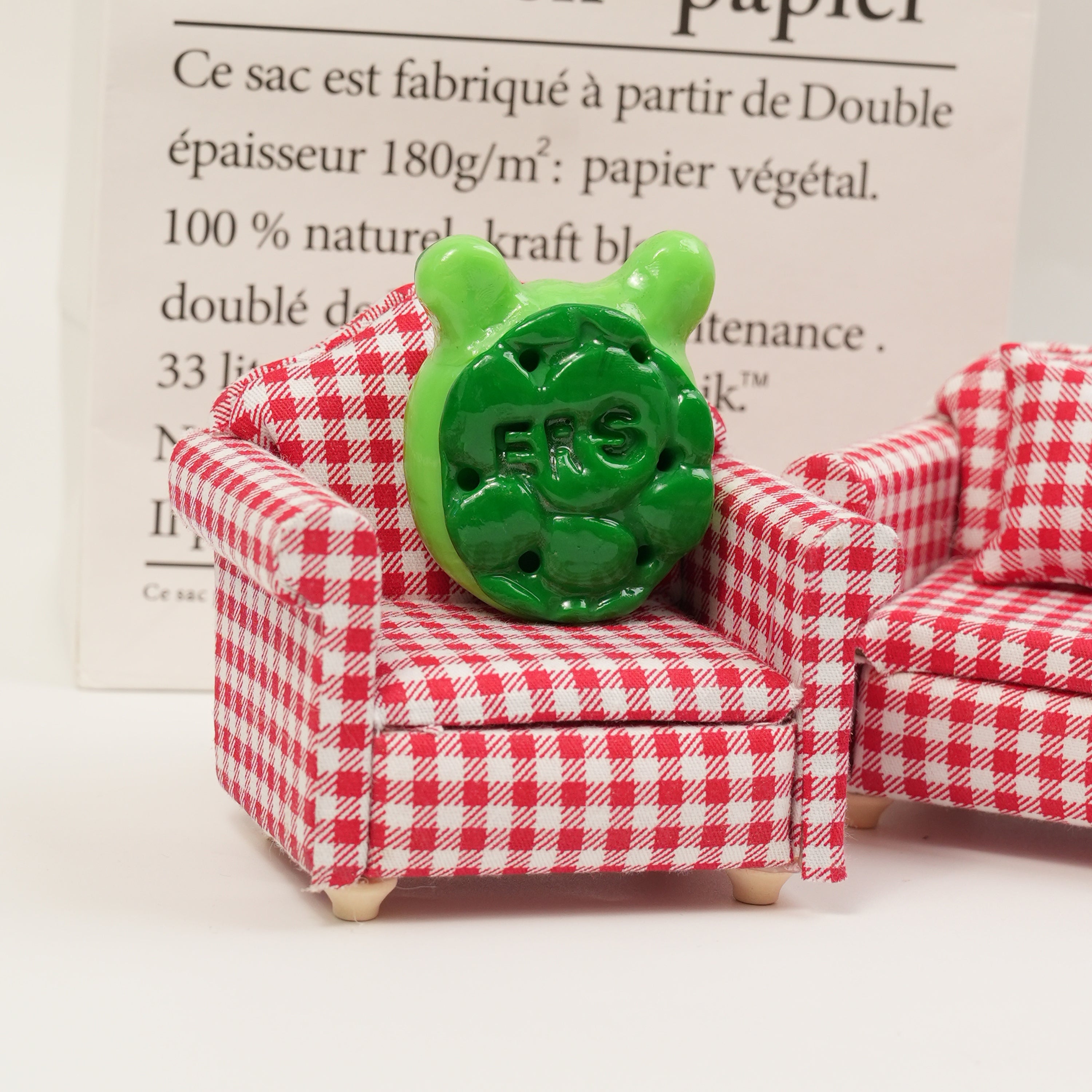 Frog Series Double-Sided Polymer Clay Worry Stones – Thumb Comfort & Playful Frog Companions