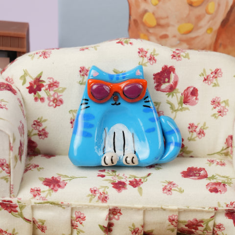 Cats in Cheap Sunglasses Series Worry Stone