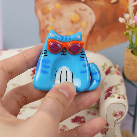Cats in Cheap Sunglasses Series Worry Stone