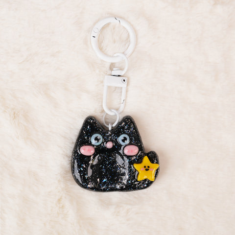 Starry Sky Cat Worry Stone Series – Dreamy Calm & Cosmic Charm