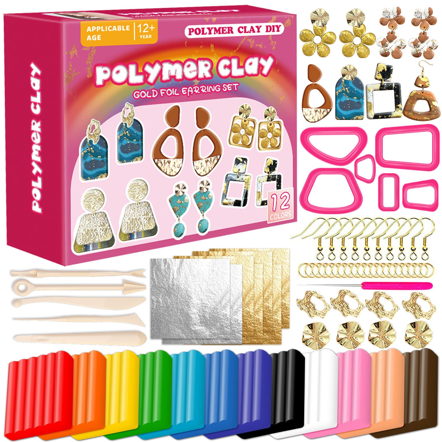 Beginner Polymer Clay Set – Style Your Own Earrings