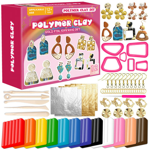Beginner Polymer Clay Set – Style Your Own Earrings
