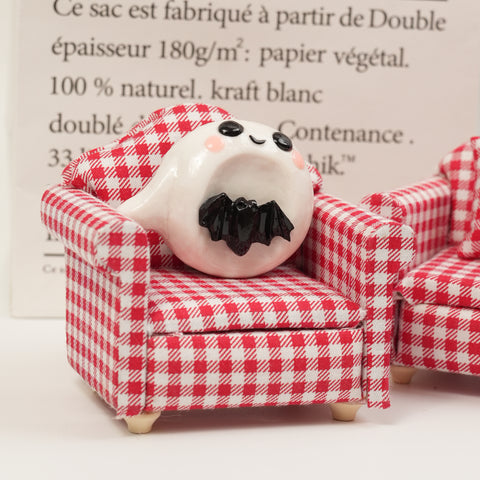 Halloween Series Double-Sided Polymer Clay Worry Stones – Thumb Comfort & Spooky Cute Companions
