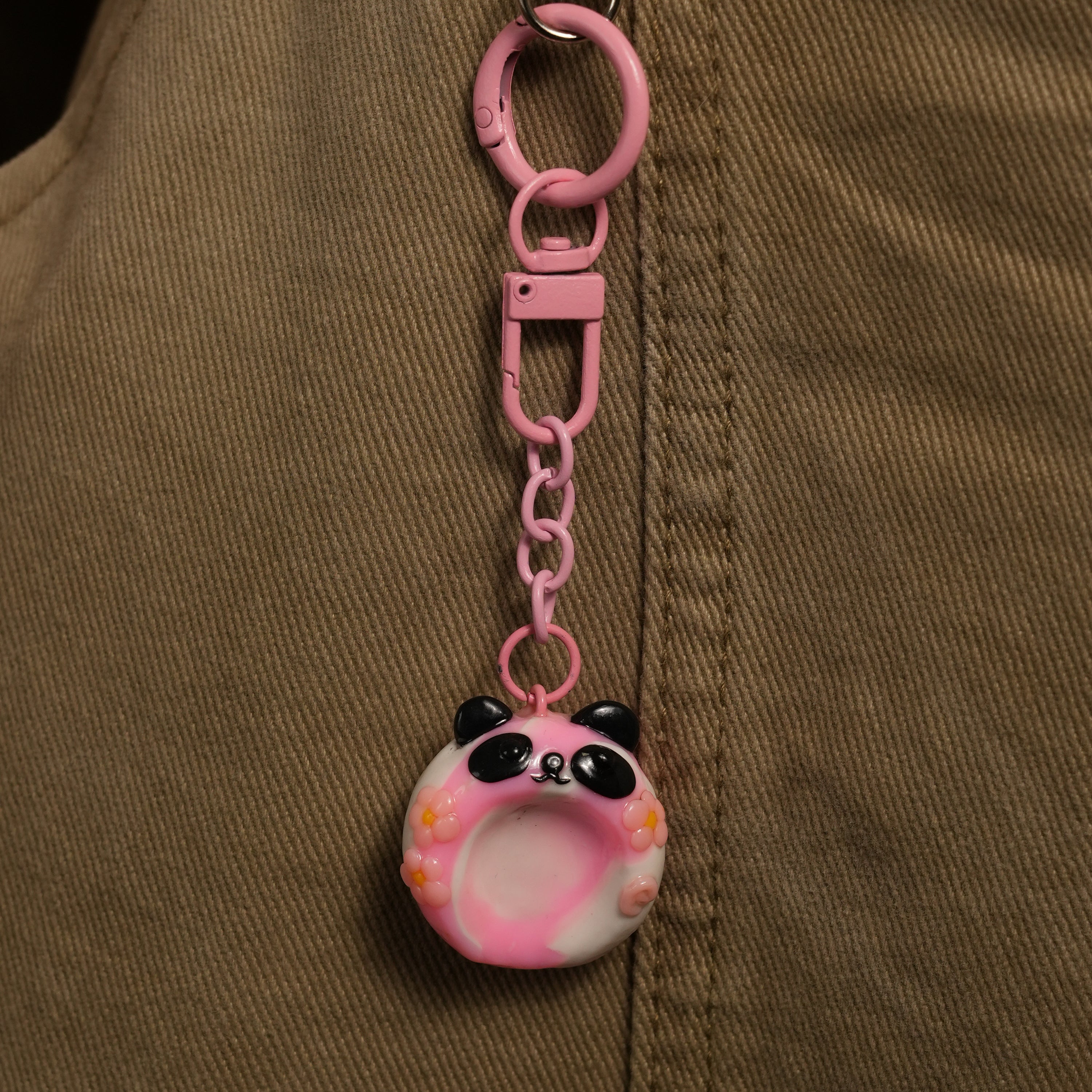 Panda Series Double-Sided Polymer Clay Worry Stones – Thumb Comfort & Adorable Panda Companions