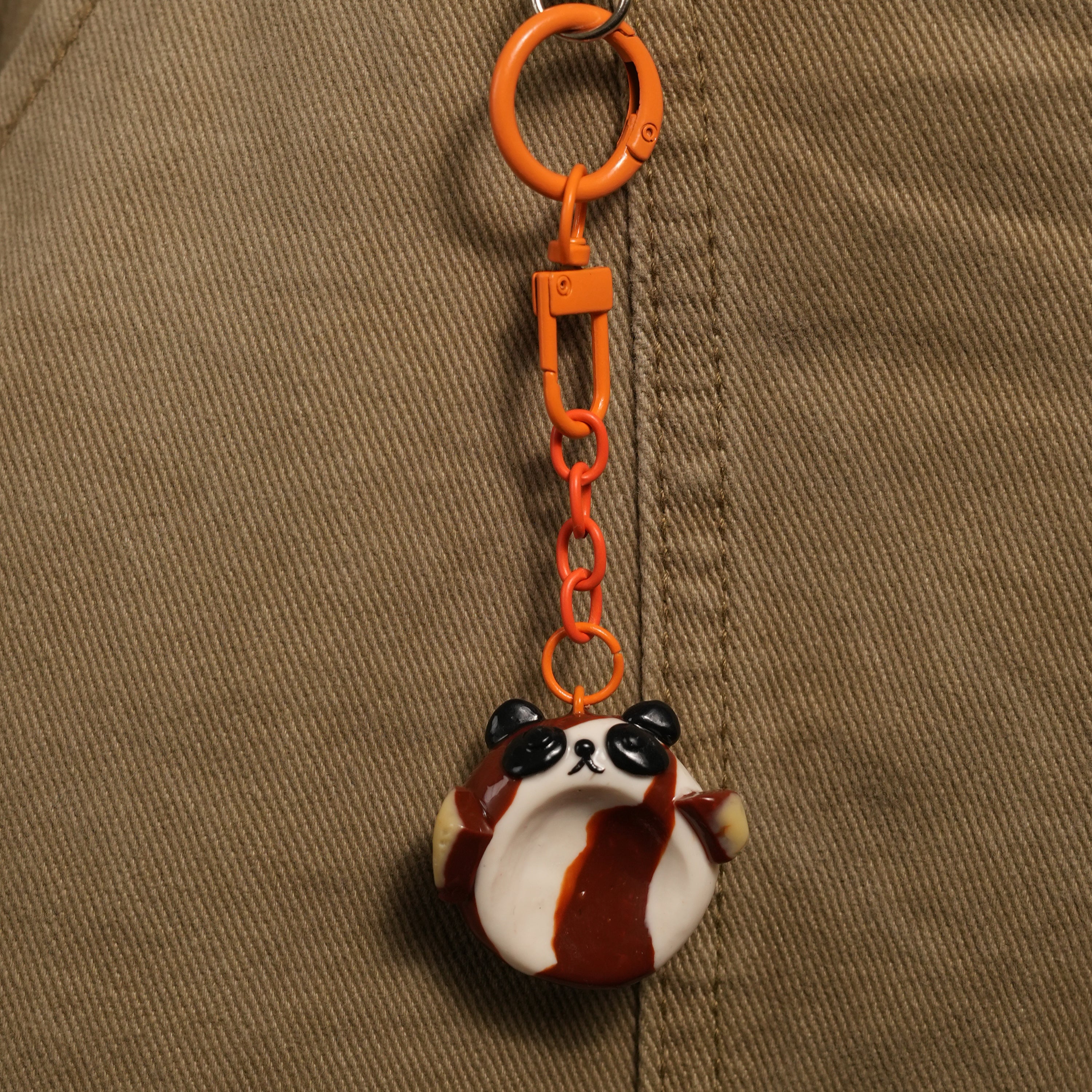 Panda Series Double-Sided Polymer Clay Worry Stones – Thumb Comfort & Adorable Panda Companions