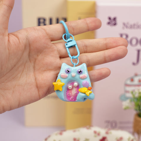 Starry Sky Cat Worry Stone Series – Dreamy Calm & Cosmic Charm