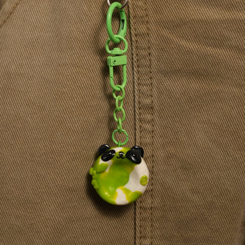 Panda Series Double-Sided Polymer Clay Worry Stones – Thumb Comfort & Adorable Panda Companions