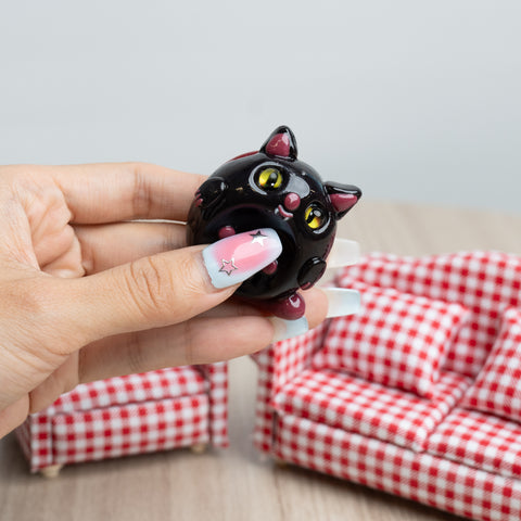 Halloween Series Double-Sided Polymer Clay Worry Stones – Thumb Comfort & Spooky Cute Companions