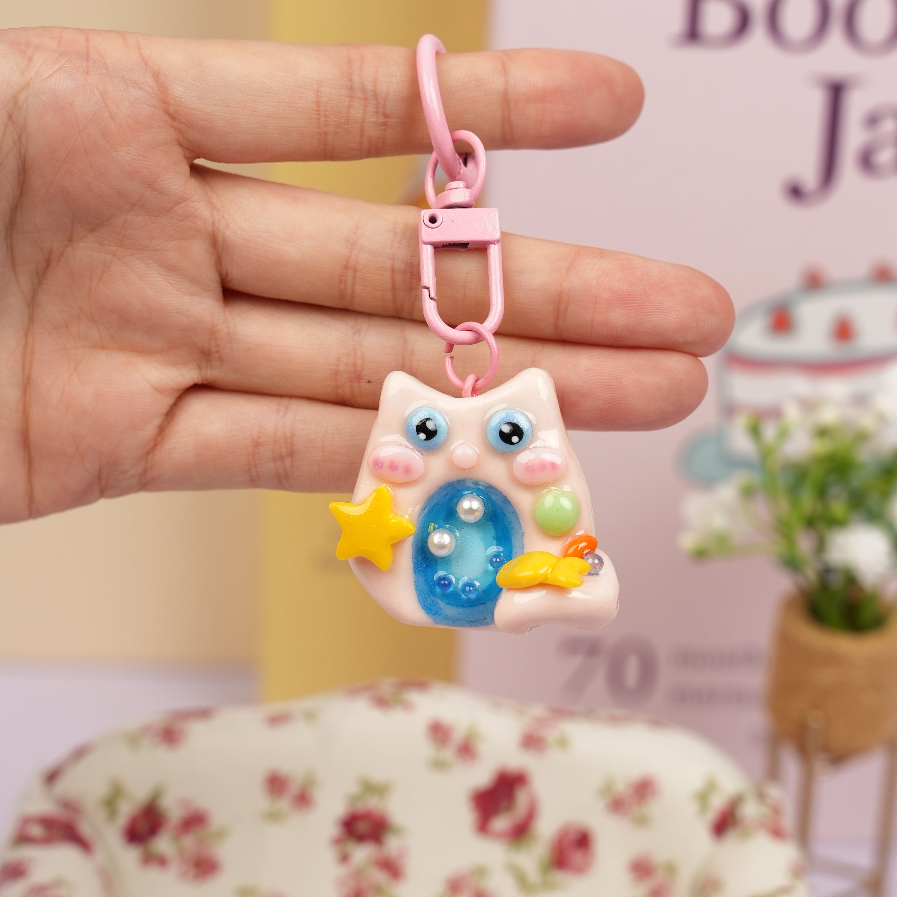 Starry Sky Cat Worry Stone Series – Dreamy Calm & Cosmic Charm