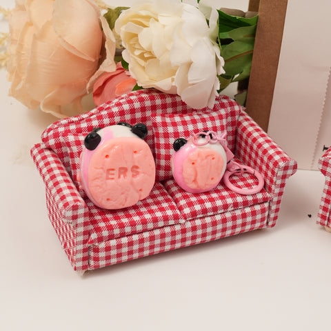 Panda Series Double-Sided Polymer Clay Worry Stones – Thumb Comfort & Adorable Panda Companions