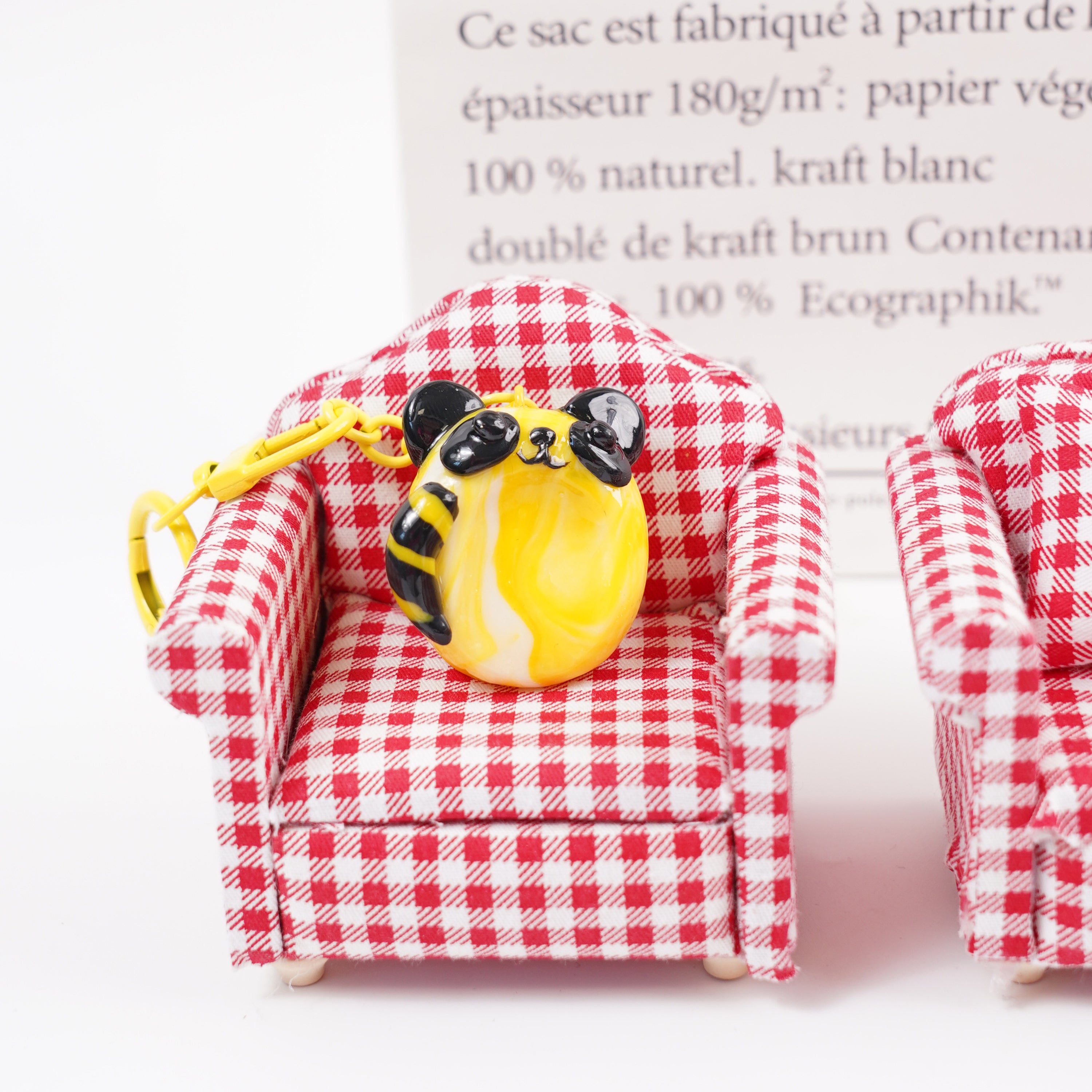 Panda Series Double-Sided Polymer Clay Worry Stones – Thumb Comfort & Adorable Panda Companions