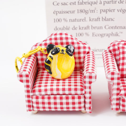 Panda Series Double-Sided Polymer Clay Worry Stones – Thumb Comfort & Adorable Panda Companions