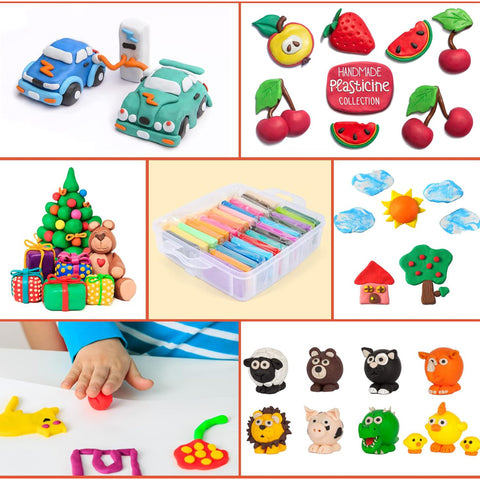 Polymer Clay Set -- Oven Baked Modeling Clay with Sculpting Tools, 24-, 36- an 48-Color, Great for Children and Artists