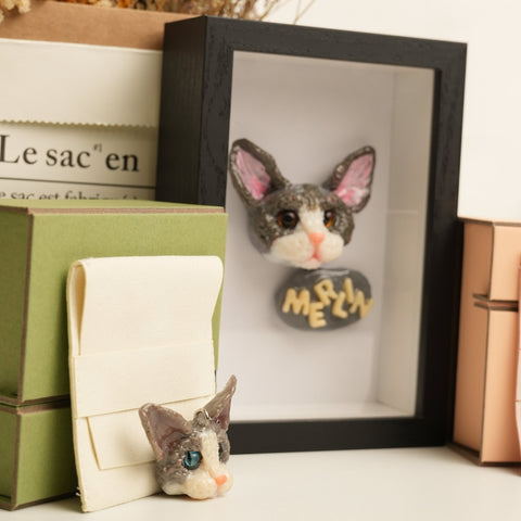 Custom Pet Portrait Charm – Keep Your Pet Close