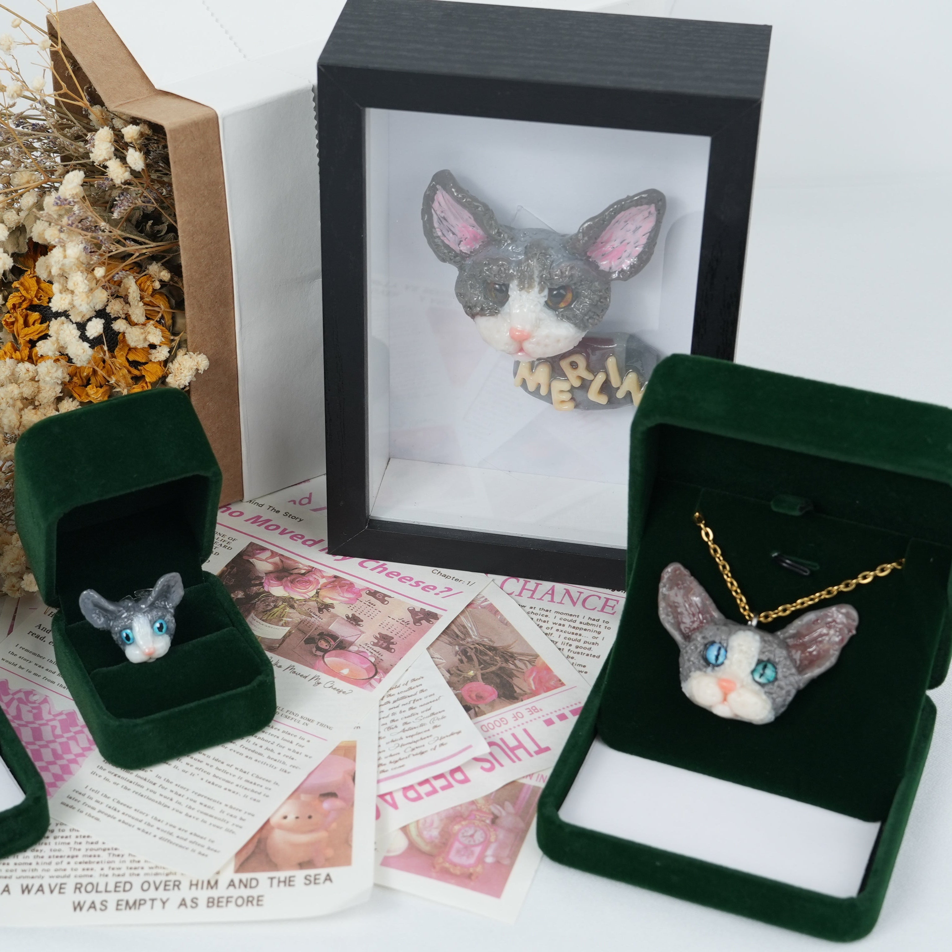Custom Pet Portrait Charm – Keep Your Pet Close