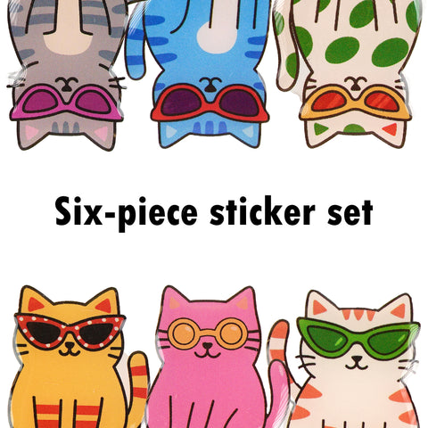 Cats in Cheap Sunglasses Series Worry Stone