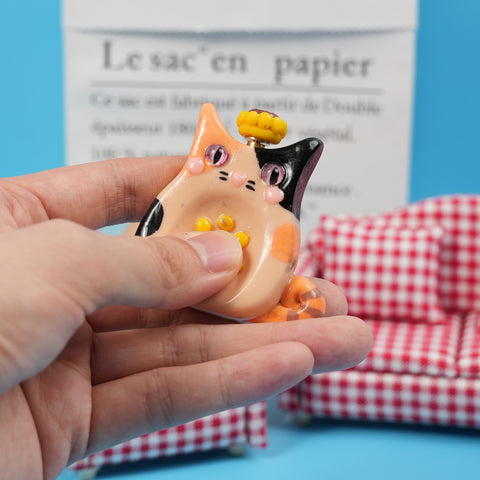 Cat Series Spinner Worry Stones – Pop Belly Comfort & Whimsical Cat Companions