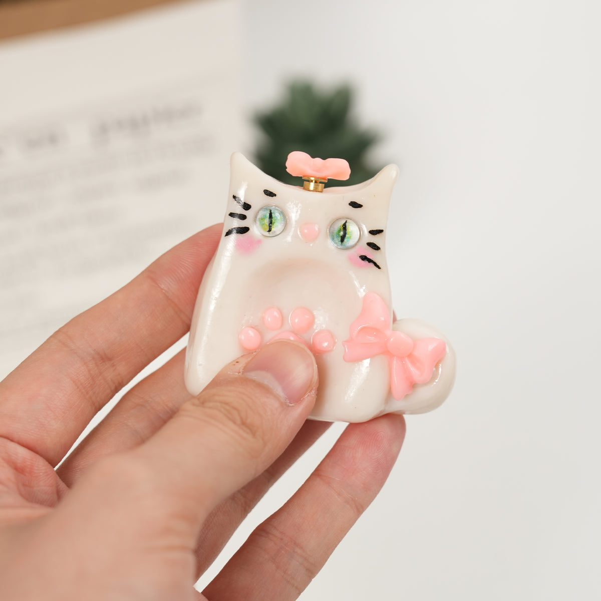 Cat Series Spinner Worry Stones – Pop Belly Comfort & Whimsical Cat Companions