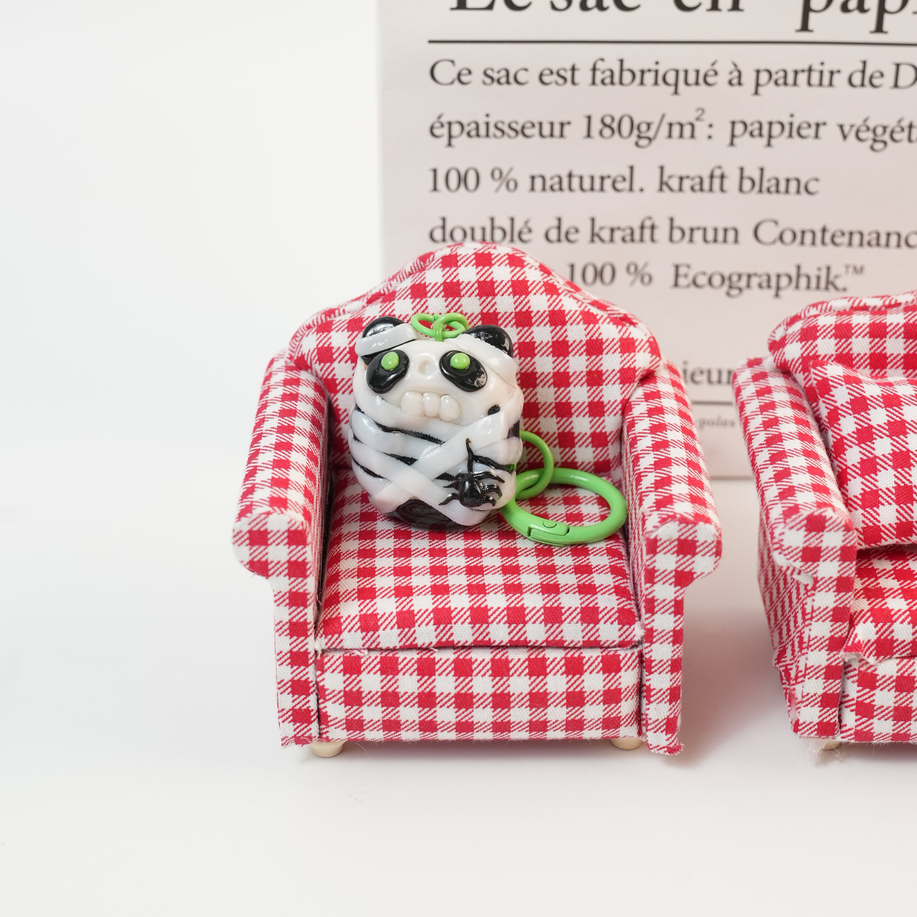 Skull Panda Series Worry Stone – Spooky-Cute Stress Relief Companions